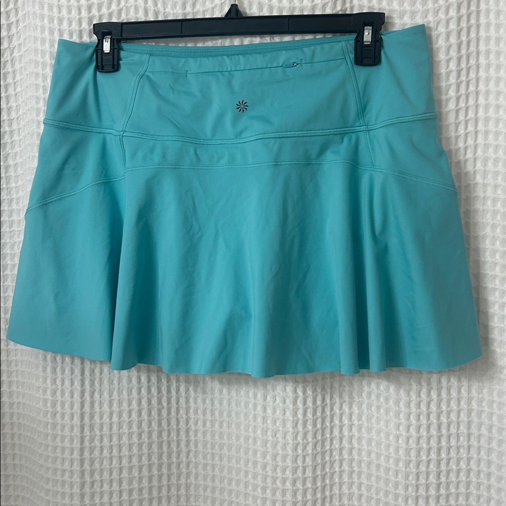 Athleta Ace Tennis Skort 13.5" Teal Size XL - Picture 3 of 9